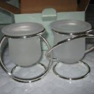 Retired PartyLite Gemini tealight candle holder